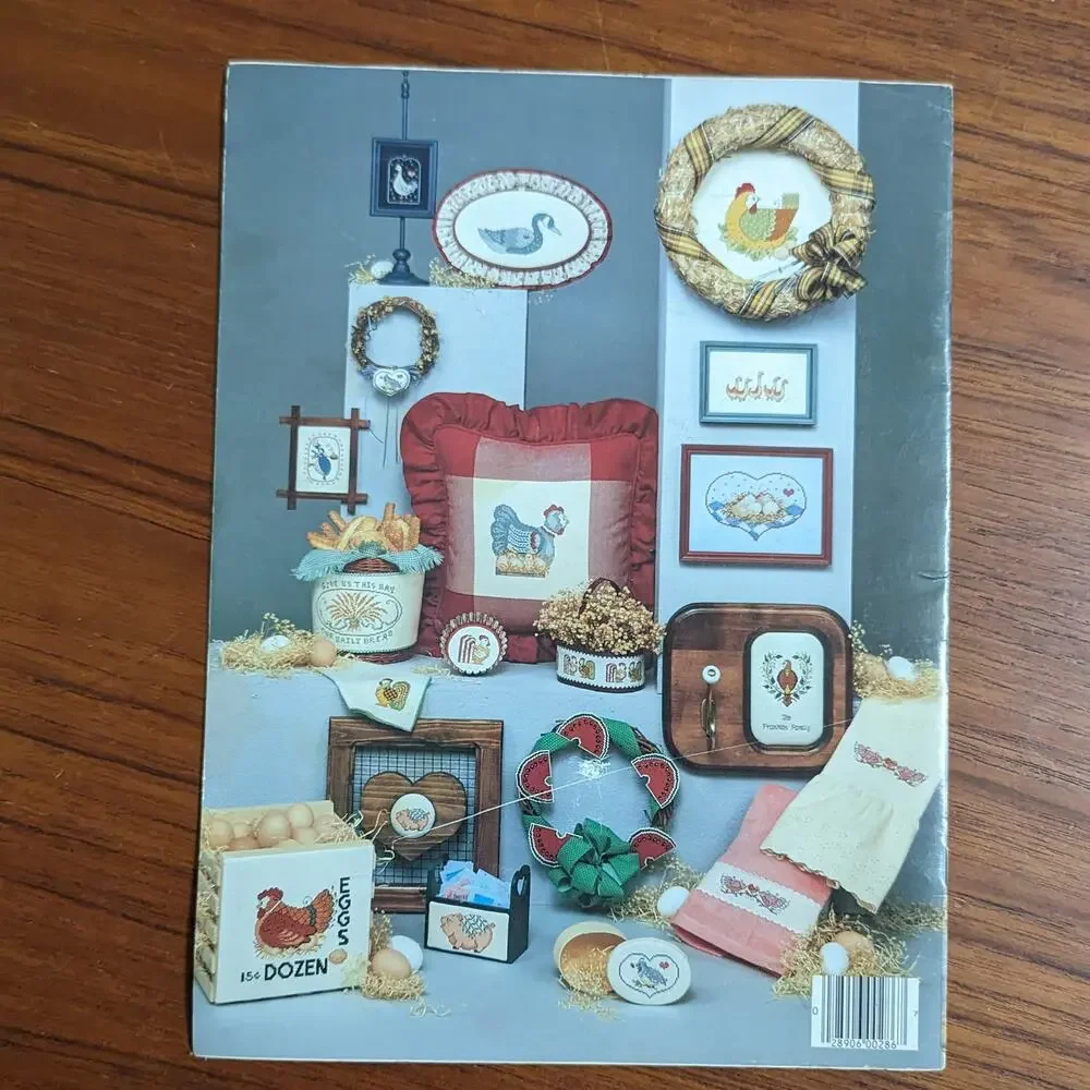 Country Folk Art Cross Stitch Pattern Book 1983